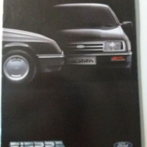 Ford Sierra -brosjyre. ( NORSK )