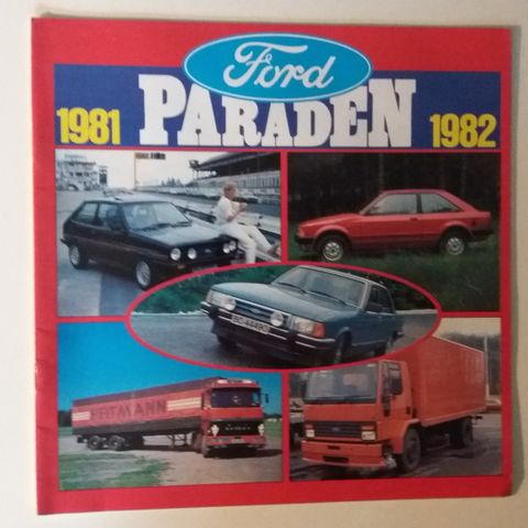 Ford 1981 PARADEN 1982 -brosjyre / blad.
