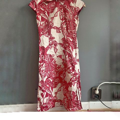Kinesisk rød kjoler Str xs