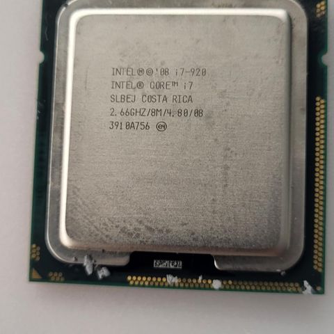 intel i7-920 prosessor