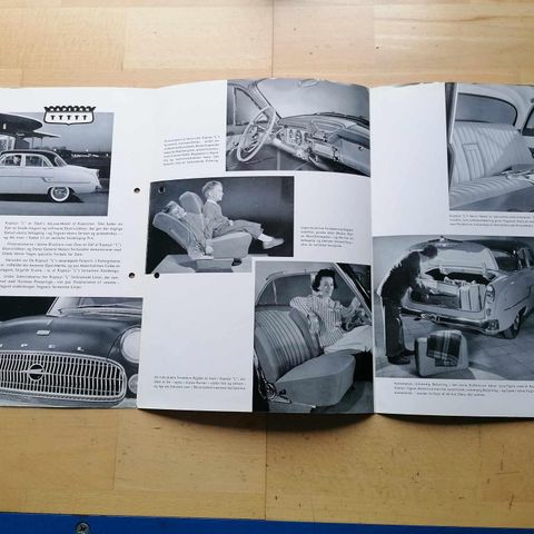 Opel  1958 brosjyre.