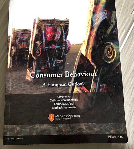 Strøken bok - "Consumer Behaviour - An European Outlook"