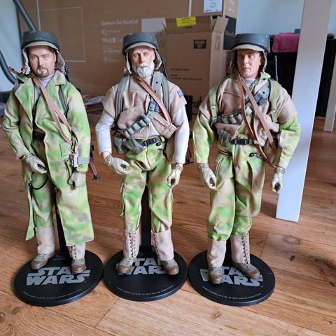 Star wars sideshow sixth scale Endor Rebel Commandos selges