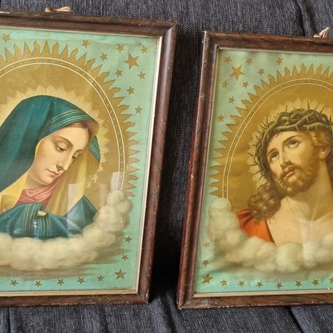 Unike bilder av Jomfru Maria og  Jesus Kristus