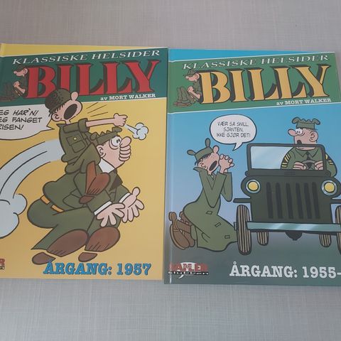 Billy bøker, årgang 1955-56 og 1957