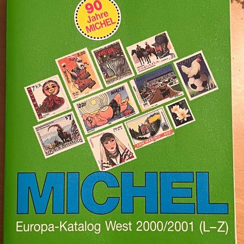 Michel Europakatalog Vest (L-Z) - 2000/2001 - pent brukt
