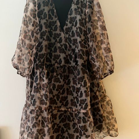 Leopard kjole Vila