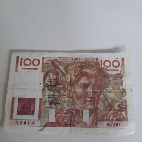 100 cent francs - 1950 - A.360