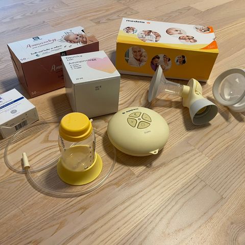 Medela Flex brystpumpe + medela manuell brystpumpe