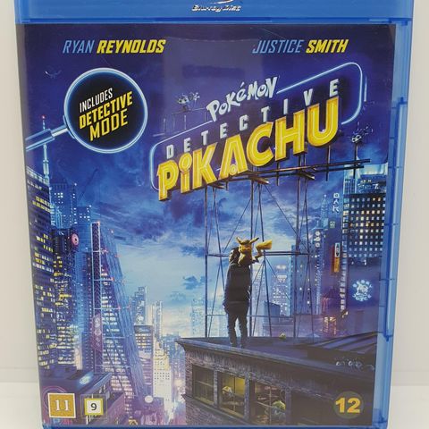 Pokemon, Detective Pikachu. Blu-ray