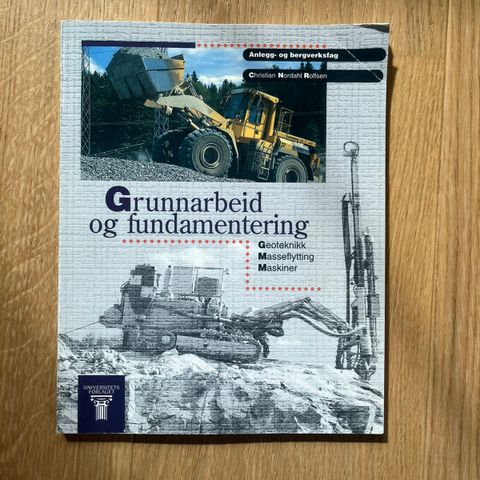 Grunnarbeid og fundamentering