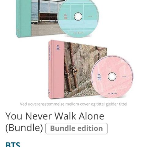 Uåpnet BTS You Never Walk Alone (Bundle)