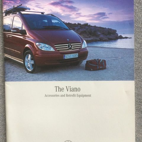 Mercedes Benz Viano utstyr brosjyre 2003