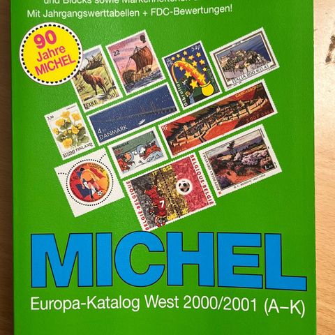 Michel Europakatalog Vest (A-K) 2000/2001 - pent brukt