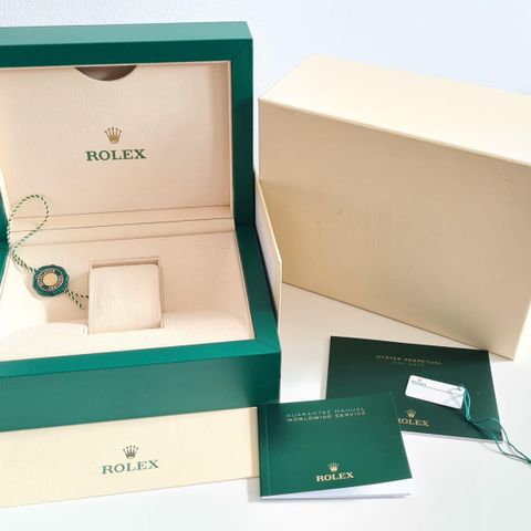 Rolex Box Full sett / Rolex klokkeboks / Rolex tilbehør