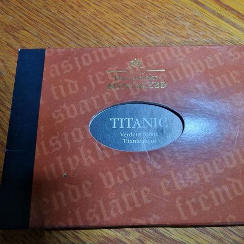 Titanic  Verdens første Titanic- mynt.