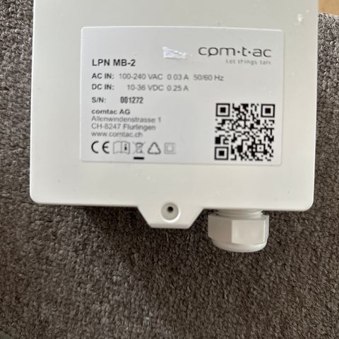 comtac LPN CM-4 External Temperature and Humidity Sensor