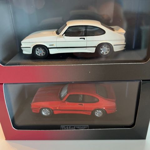 Super Flott Modell/Samleobjekt/Ford Capri Tickford scala 1:43