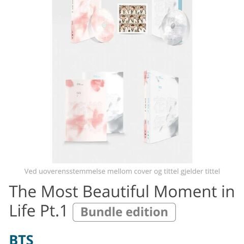 Uåpnet BTS The Most Beautiful Moment in Life Pt.1 (Bundle)