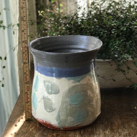 Keramikk, vase/potteskjuler, Høyde 19cm.