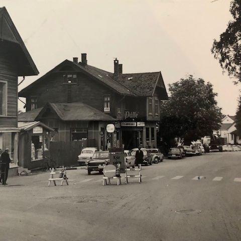 Original-foto fra Ski sentrum 1965, fra Morgenpostens fotoarkiv