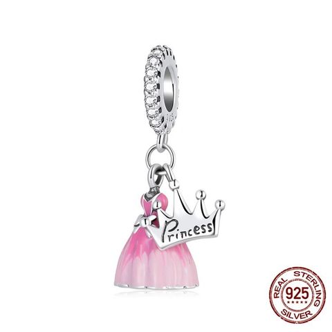 Prinsesse Charm Sterling Sølv S925