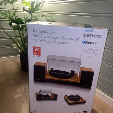 Lenco Bluetooth LP-spiller inkl høyttalere