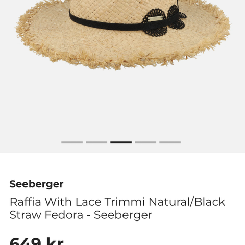 Hat fra SEEBERGER