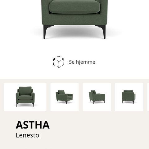 Astha lenestol/Sofacompany/