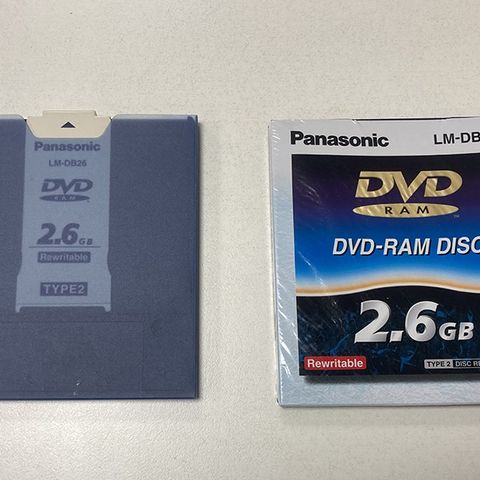 DVD ram ny 2 disks