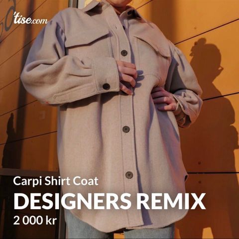 Designers Remix skjortejakke