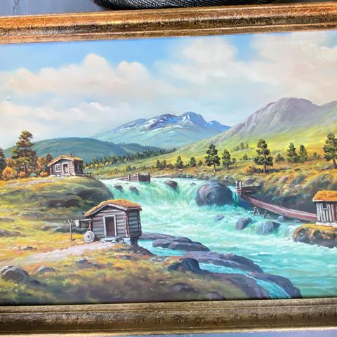 Nydelig maleri av Sverre Hamnes til salgs