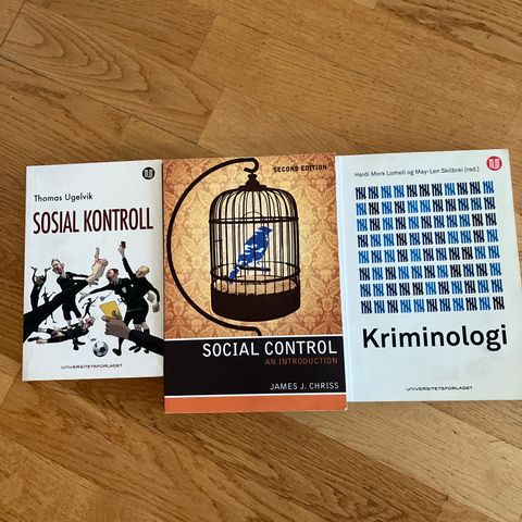 Fagbøker kriminologi