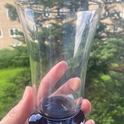 Vintage melkeglass / vannglass - antatt Sverre Pettersen