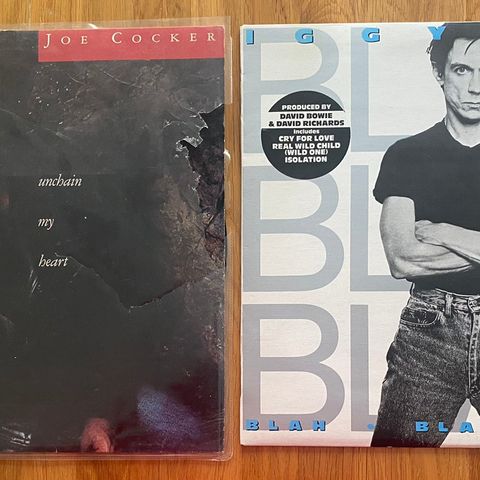 Vinyl - Iggy Pop (Beograd) og Joe Cocker (Zagreb)