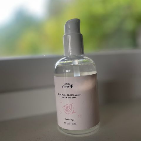 100% pure rose water gel cleanser / gel ansiktsrens