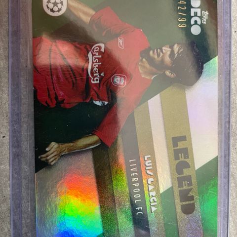 Luis Garcia Liverpool /99 Fotballkort