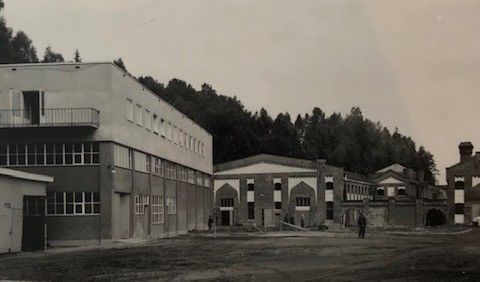 Original-foto , Holmen-Hellefors, Hokksund, 1967, Morgenpostens fotoarkiv