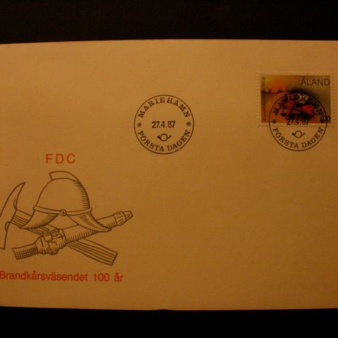 Åland 1987: FDC  AFA 23,