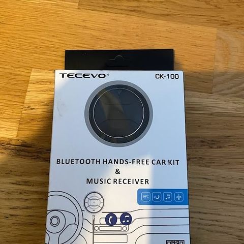TECEVO Bluetooth Handsfree Car Kit - Helt ny