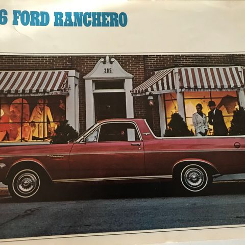 1966 Ford Ranchero brosjhyre