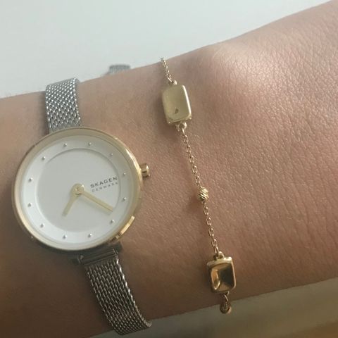 18k gull armbånd Ny