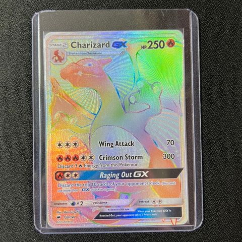 Burning Shadows Charizard GX - pokemon kort