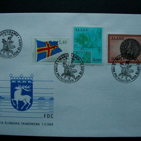 Åland 1984: FDC AFA 4-6,