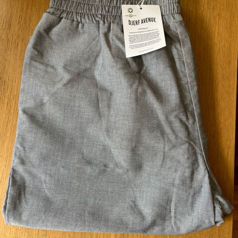 Djerf Avenue Breezy Pants Grey str XL (Ubrukt)