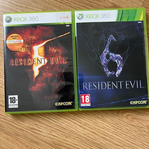 Xbox 360 spill - Resident evil