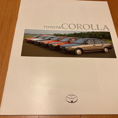 BILBROSJYRE - TOYOTA COROLLA - 1991