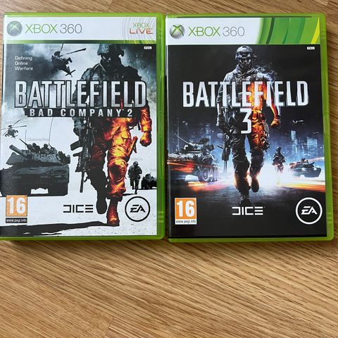 Xbox 360 spill - Battlefield