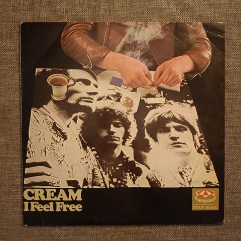 Cream - I feel free (Strøken, usensurert, original, skandinavisk 1. utg.)