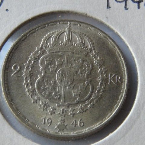 2 Kroner Sverige 1946